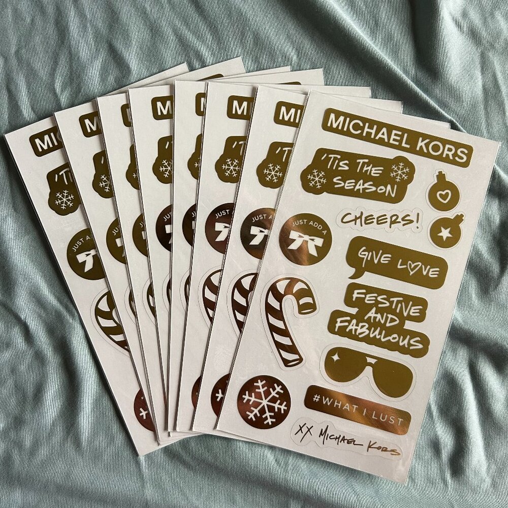 BOGO BUNDLE! Michael Kors Holiday Christmas Stickers